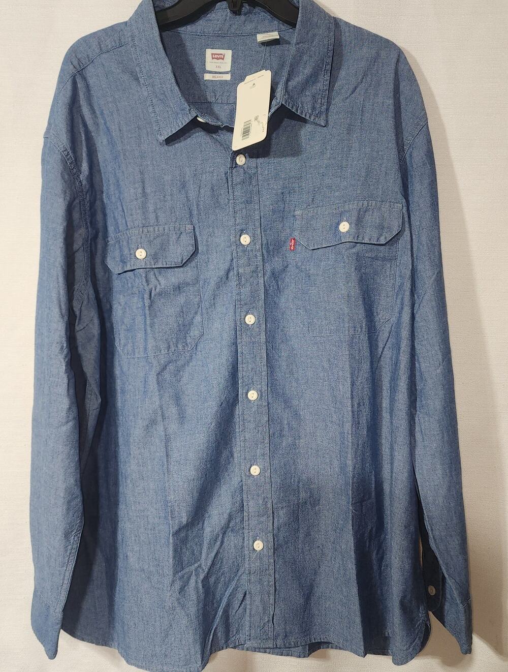 Levi's the worker relaxed fit men's XXL long sleeve button down shirt